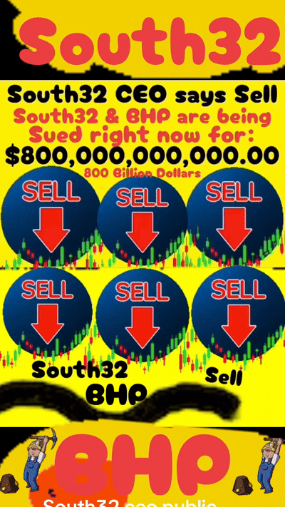 South32 public notice warning South32 may file for chapter 7 bankruptcy make a note of it - South32 suing Australian BHP mining 500 Billion Dollars South32 CEO says Sell Sell Sell sell sell South32 CEO says Sell Sell Sell South32 Attorney Articles | south32